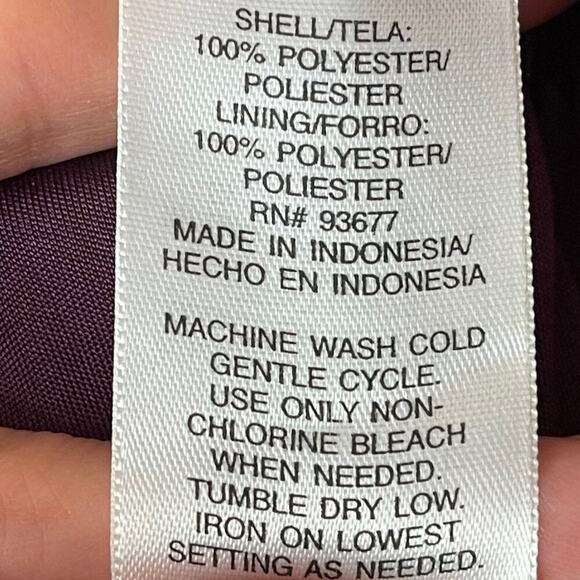 Allen B Green Purple Green Tiered Ruffle Skirt Ribbon Strap Boho Dress Size 4 - Picture 6 of 6